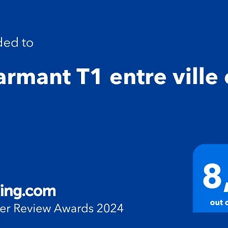 T1 Entre Et Avec Balcon Apartman *